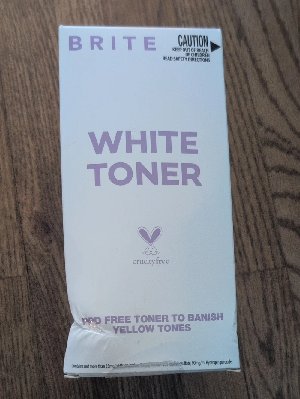 Hair toner BRITE white Toner